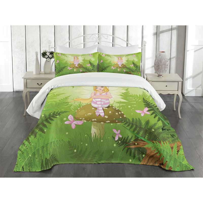 Ensemble de couvre-lit Ambesonne, Couvre-lit grand et 2 taies décoratives
