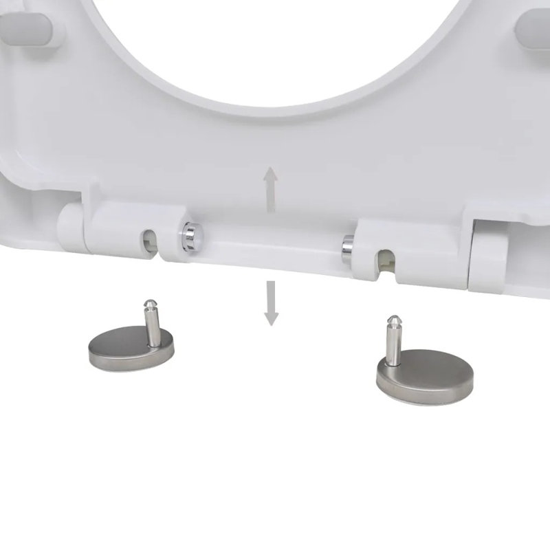 Dunnygarran Soft Close D Shaped Standard Toilet Seat