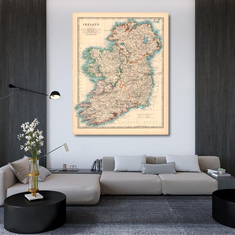Johnstons Map of Ireland