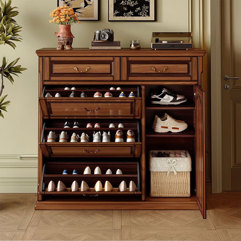 Armoire à chaussures American, Brun