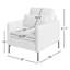 Fauteuil en polyester 29,92 po Odin-90610641
