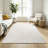 Machine Washable Modern Faux Rabbit Fur Jacquard Area Rug Soft High-Low Pile Non-Slip Backing Off-White/Beige/Cream Indoor Carpet for Bedroom, Nursery-1415774513