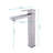 Bathroom Faucet With Single Hole Setup, Brushed Nickel, Stainless Steel, Corrosion Protection, Calm Water Output Sink Faucet, Mount Option, Prevents Corrosion, Smooth Flow