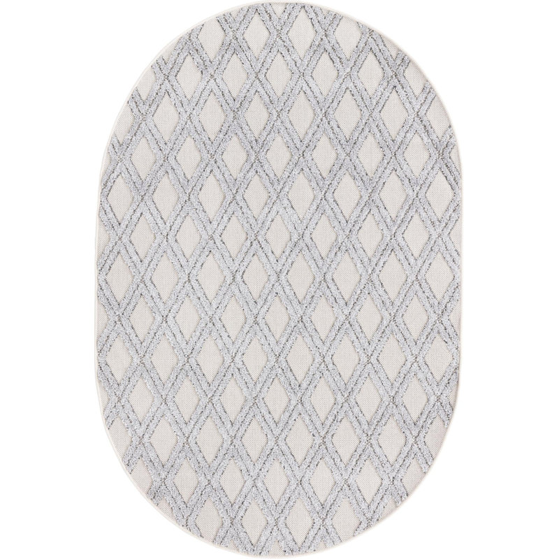 Britnie Abstract Indoor Rug, Oval 4' x 6'