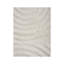 Handgefertigter Teppich aus Mikrofaser in Creme Geometric and Striped Hand Tufted Area Rug-102097803