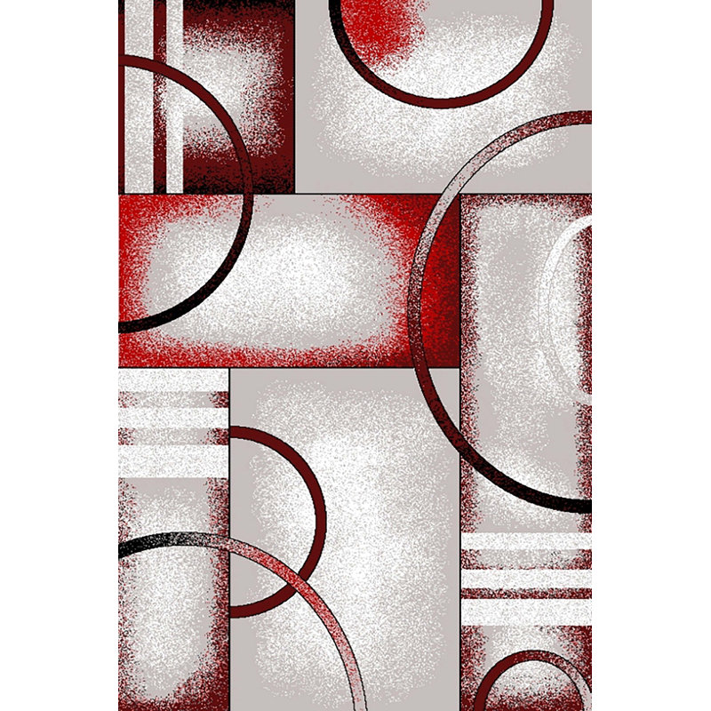 Mccampbell Abstract Indoor Rug, Rectangle 5'2" x 7'2"