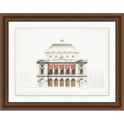 Architectural Rendering 3 Print by Lillian August