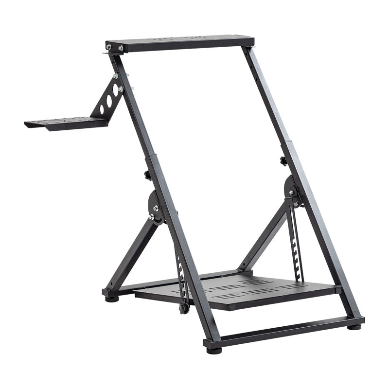 Anman Foldable Racing Sim Wheel Stand Fit Logitech G29 G27G25 G920 Thrustmaster, Not Include Steering wheel & Wheels & Pedals and Shifter Handbrake