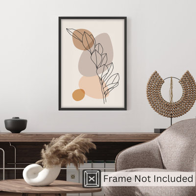 «Botanical Botanical Elegance Bohemian», reproduction d'art non encadrée