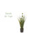 Herbe artificielle 21 po en pot