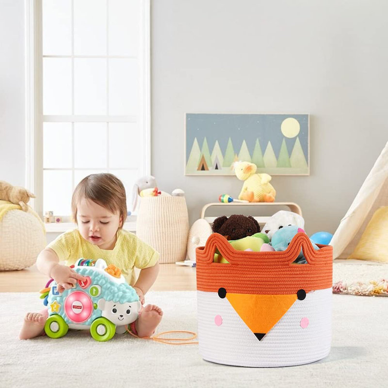 Fabric Laundry Basket with Handles