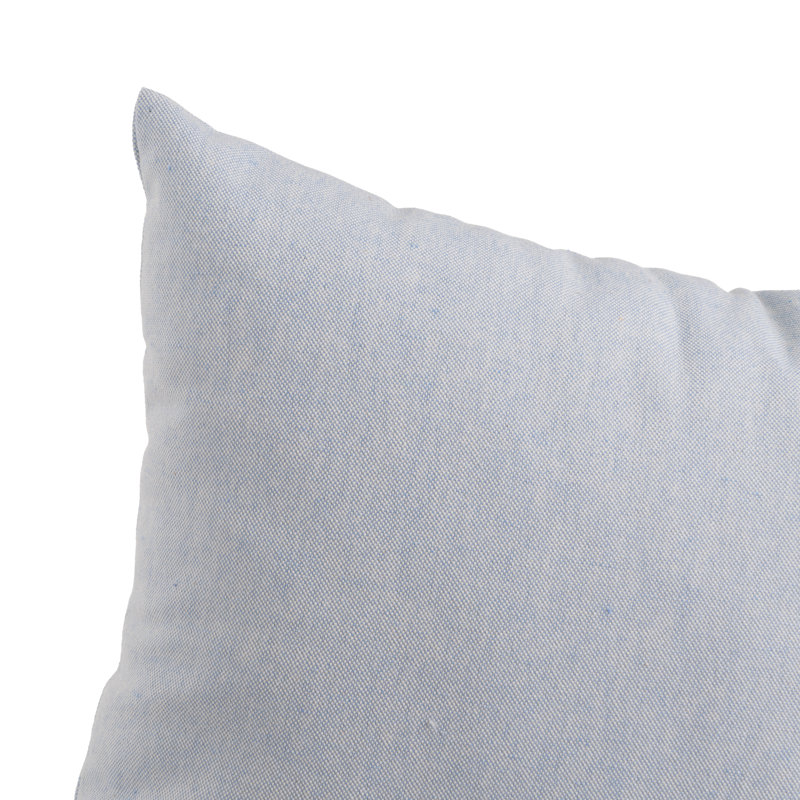 Kinloch Striped Square Euro Cushion, Pink/Grey/Blue