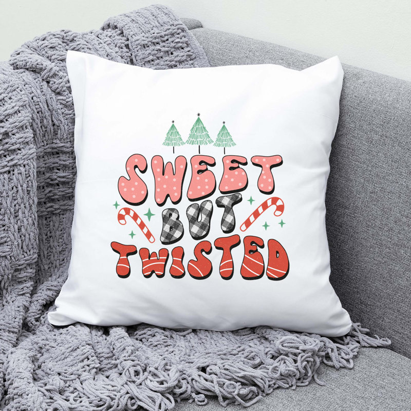 Christmas8 Polyester/Polyester Blend Reversible Throw Pillow, 20" x 20"