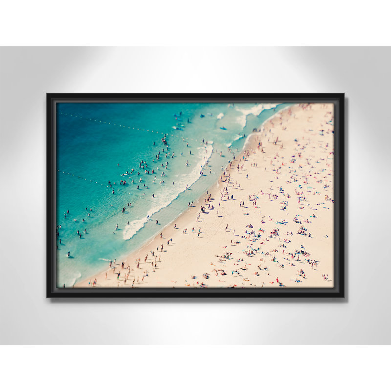 Summer Fun I, 13.5" H x 19.5" W x 2" D, Black Framed Canvas