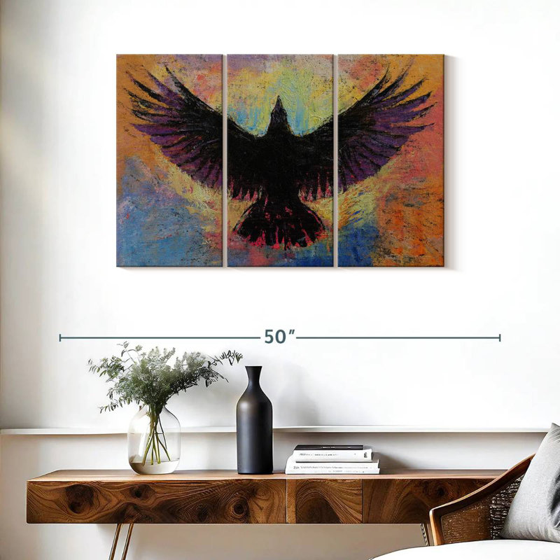 Brampt Crow, 24" H x 38" W