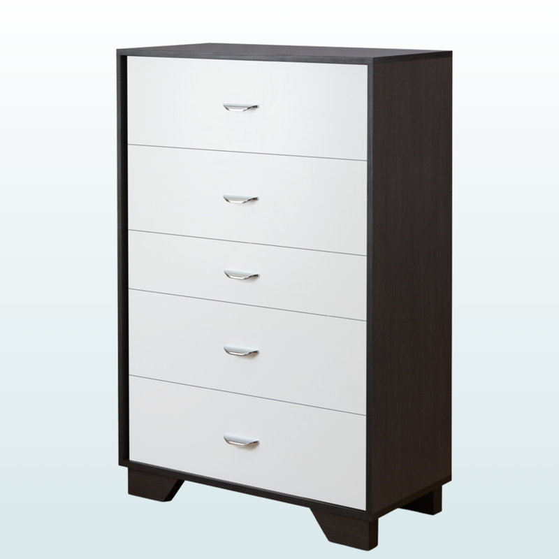 Birdie White & Espresso Chest