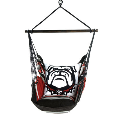 Georgia Bulldogs DAWG Hammock Chair Swing in Red and Black