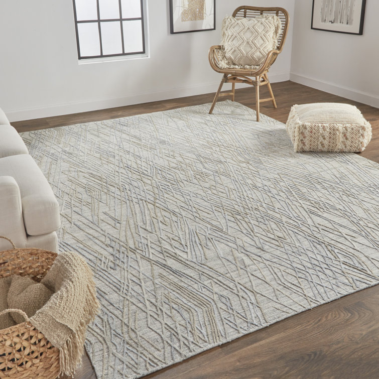 Performance Viscose Abstract Indoor Rug