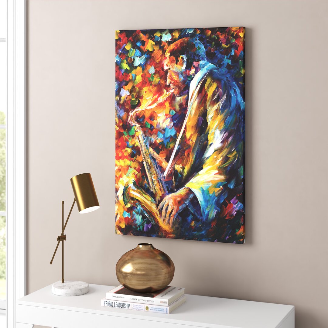 Leinwandbild John Coltrane I von Leonid Afremov