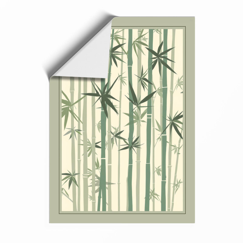 Bamboo Forest Japandi - Framed Print, A3 - 42.0 x 29.7 cm, Unframed