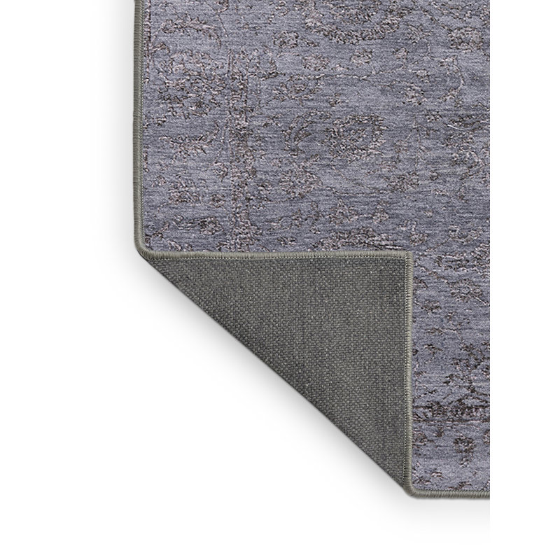 Tapis gris Shaunda, Rectangle 8 pi x 10 pi