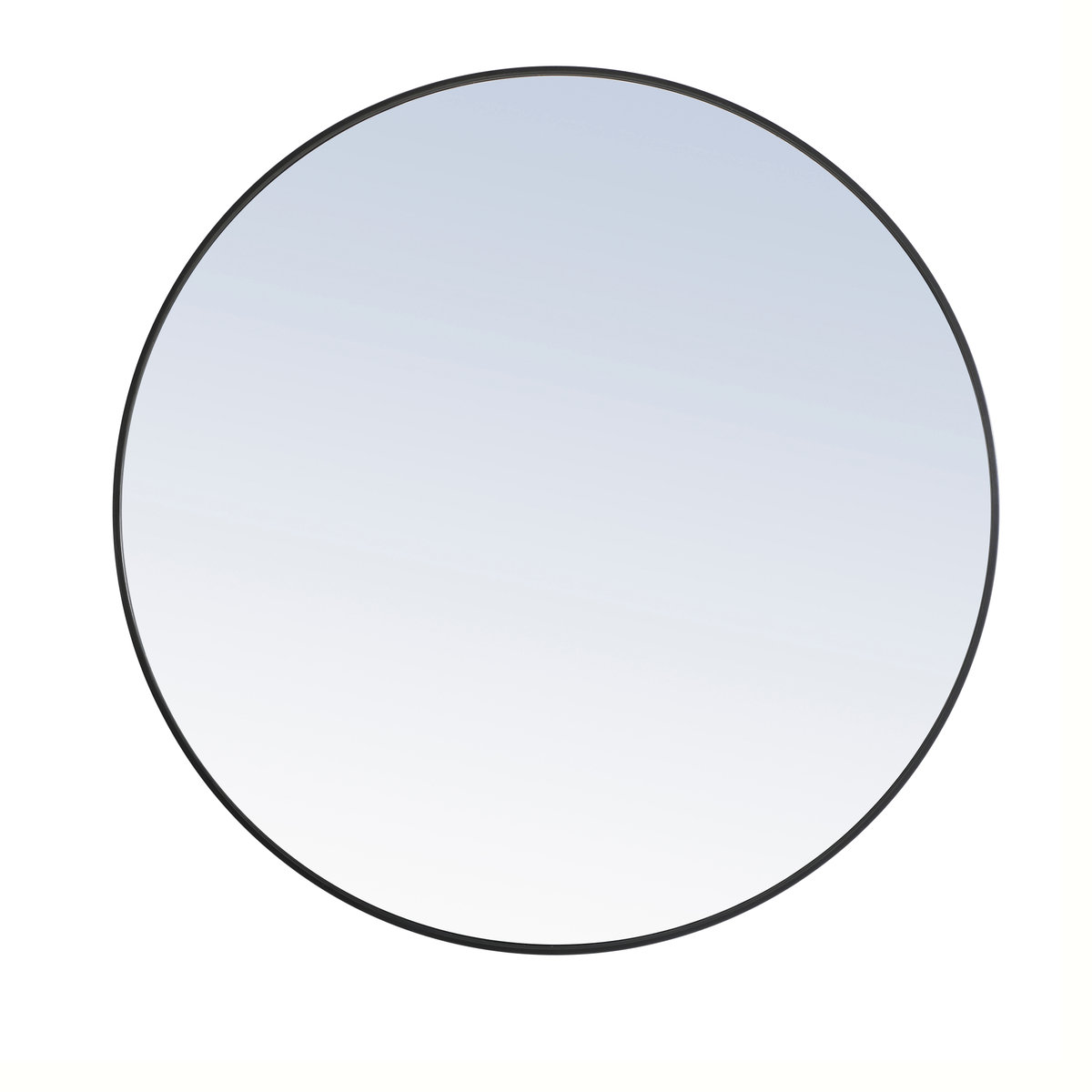 Sabine Accent Mirror, 48" x 48", Black