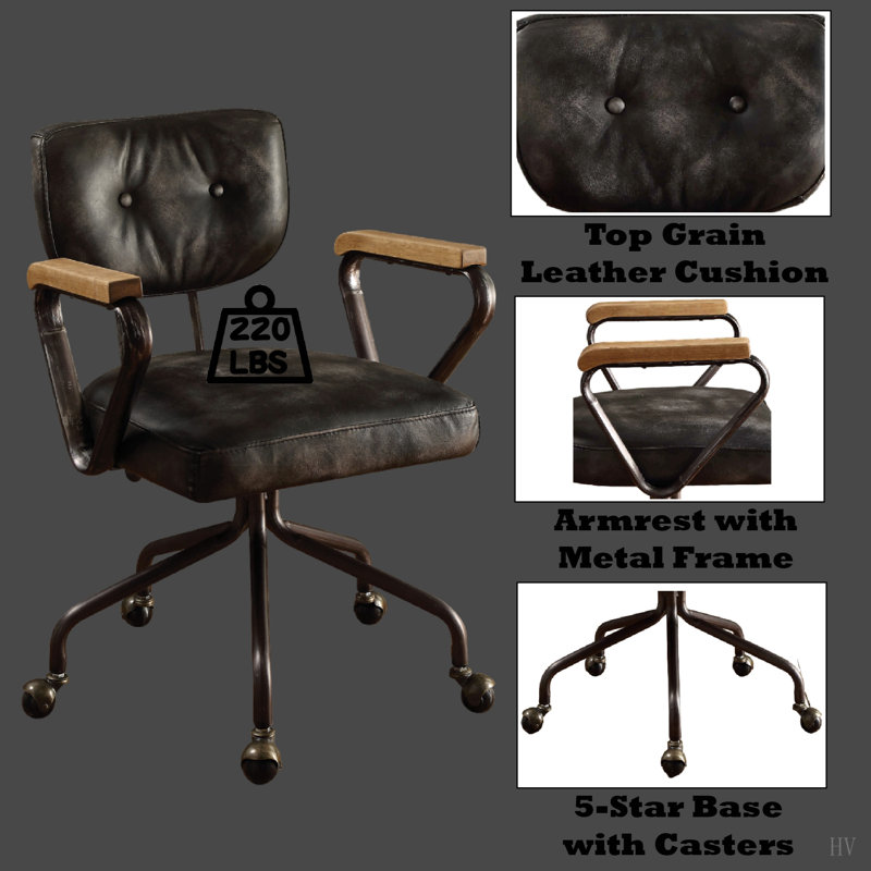 Grain Leather Office Chair