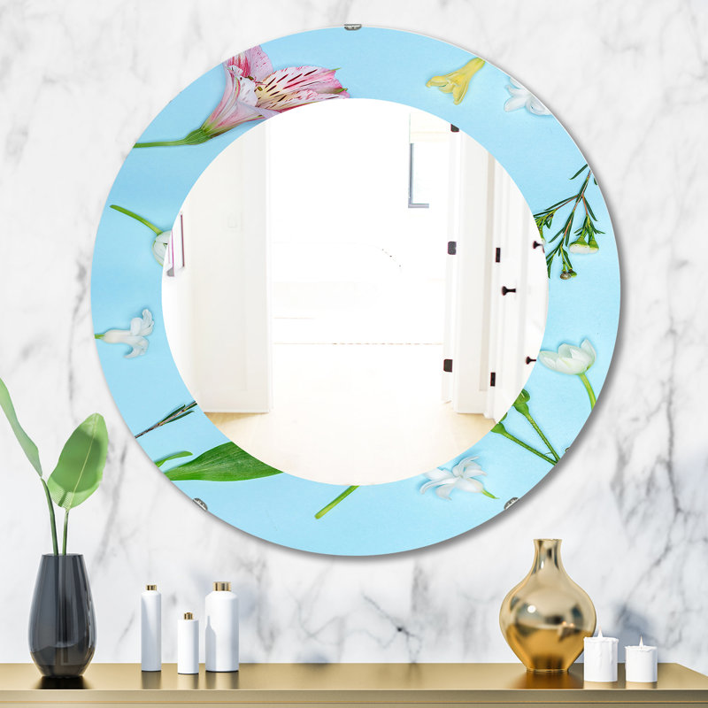 Miroir mural Blooming Rose, H 31,5 po x l 23,7 po