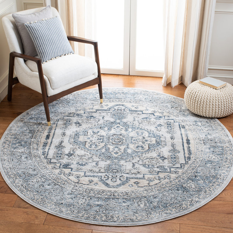 Jorin 800 Performance Oriental Rug, Round 6'7"