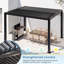 Outdoor Pergola With Adjustable Louvered Roof & Integrated Drainage, Heavy-Duty Metal Louvered Pergola For Patios, Without Curtains & Netting-126757176-126757178