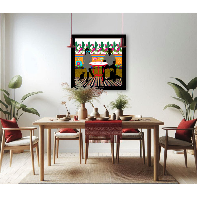 Bistro Encounter, 30" H x 30" W