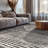 Contemporary Distressed Geometric Area Rug-651843581