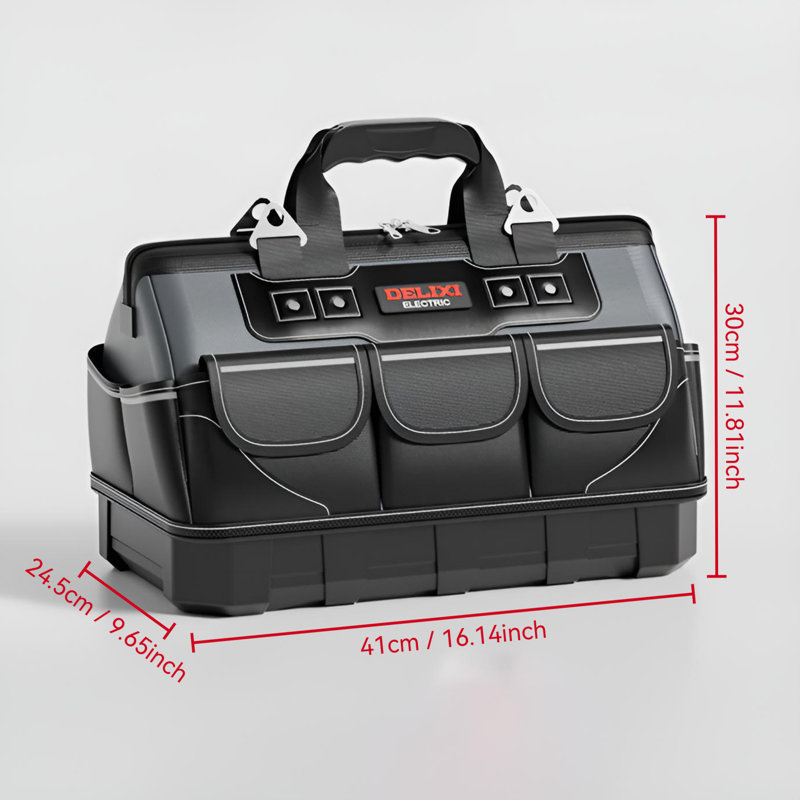 Pochette utilitaire portative de qualité industrielle avec caractéristiques de durabilité améliorées