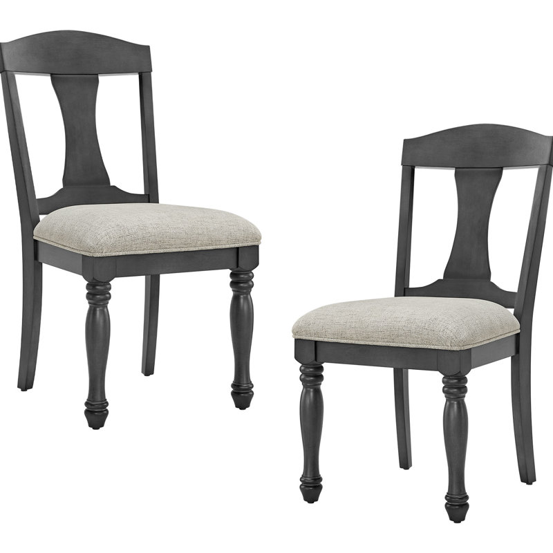 Chaises de salle à manger rembourrées Mid-Century de style rétro avec cadre en bois, 2 pièces pour le salon et le restaurant