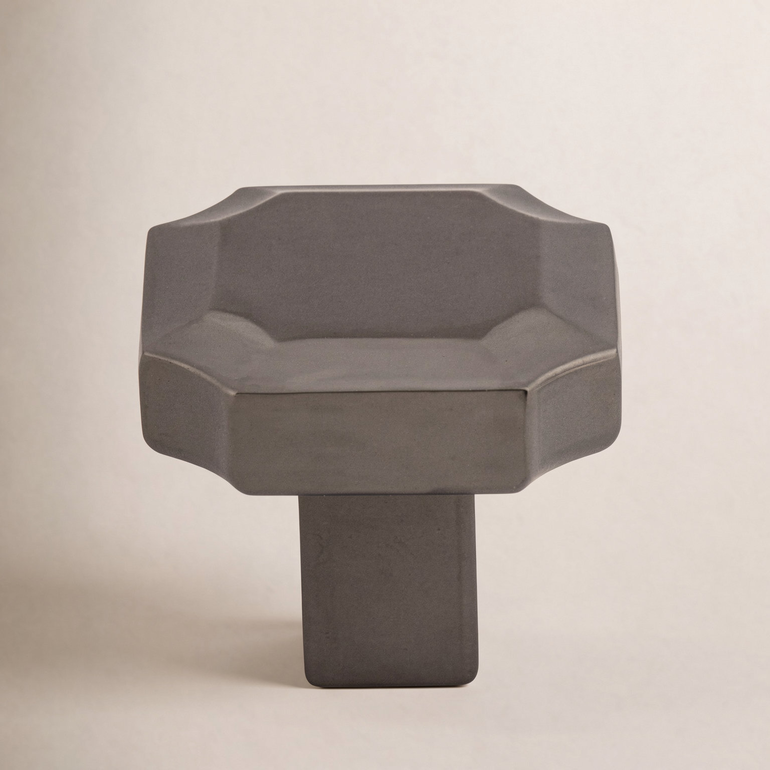 Ellis Mushroom Cabinet Knob, Polished Nickel