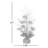 21"H Lighted Halloween Candy Corn Berries Table Tree