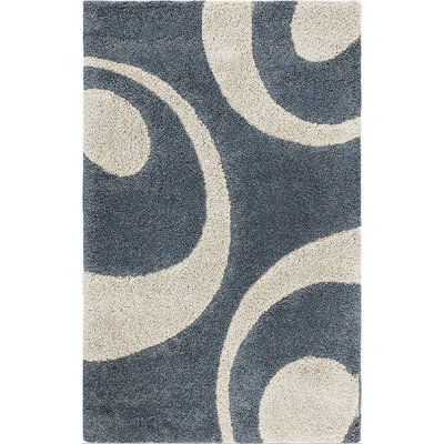 Kerio Shag Performance Abstract Rug