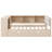Wood Twin Size Platform Bed with Storage Shelves, Trundle, Charging Station and Upholstered Headboard-1657360266-1657360267