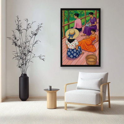 Canvas Wall Art The Siesta Vintage Poster Print Home Decor