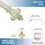 Tringle à rideaux simple ajustable Coldiron-21683757-21683761