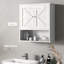 Armoire murale polyvalente avec tablettes ouvertes et réglables pour un rangement organisé