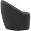 Fauteuil d'appoint pivotant contemporain avec fonction pivotante Hunter à 360 degrés et à dossier arrondi pour une vie confortable-698411860