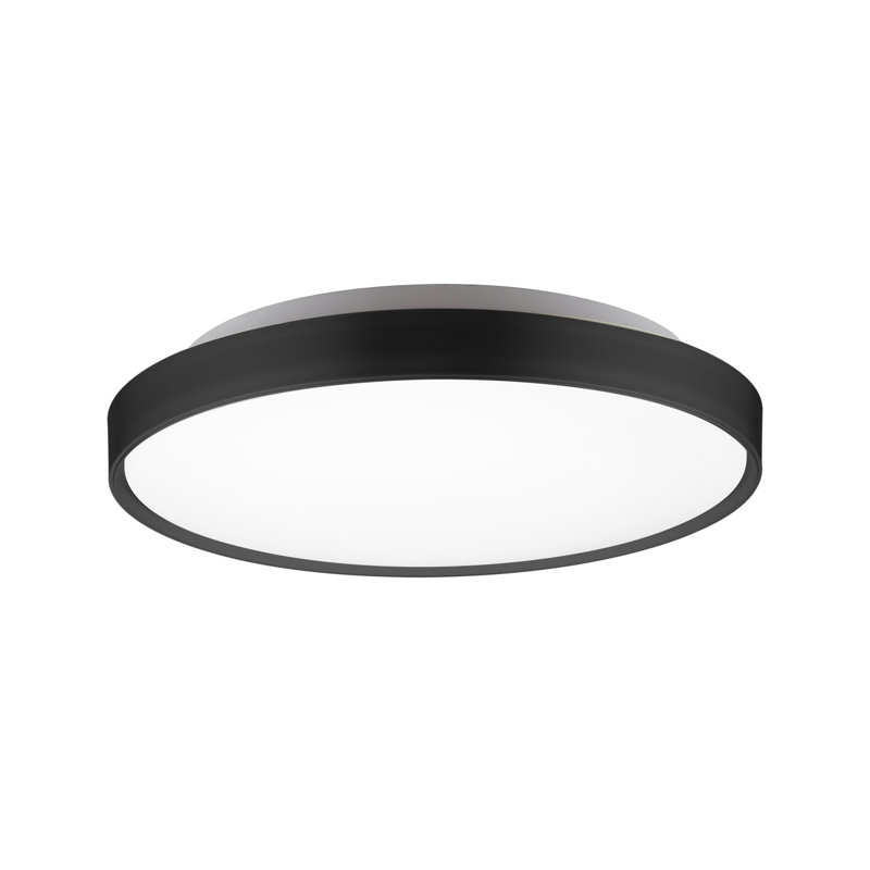 Brunswick 1 - Light LED Flush Mount, Black