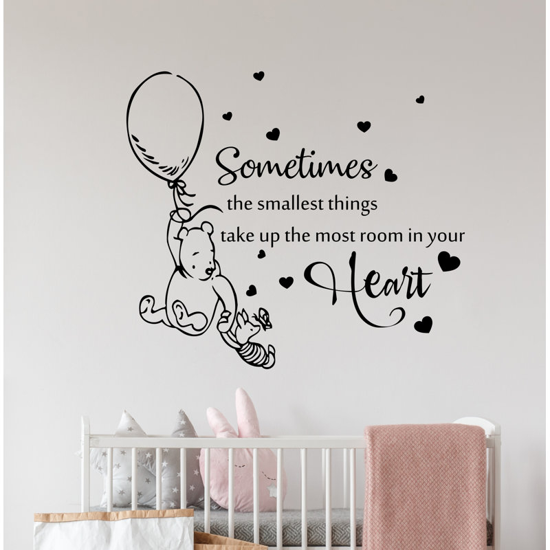 Décalcomanie murale, parfois, les petits objets, Noir