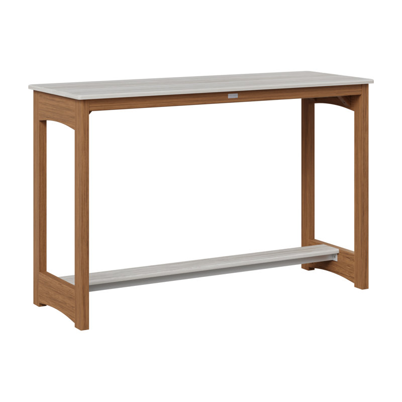 Table de bar Berlin Gardens, Acajou antique, 38.5" H x 60" W x 22" D, Coquille de mer