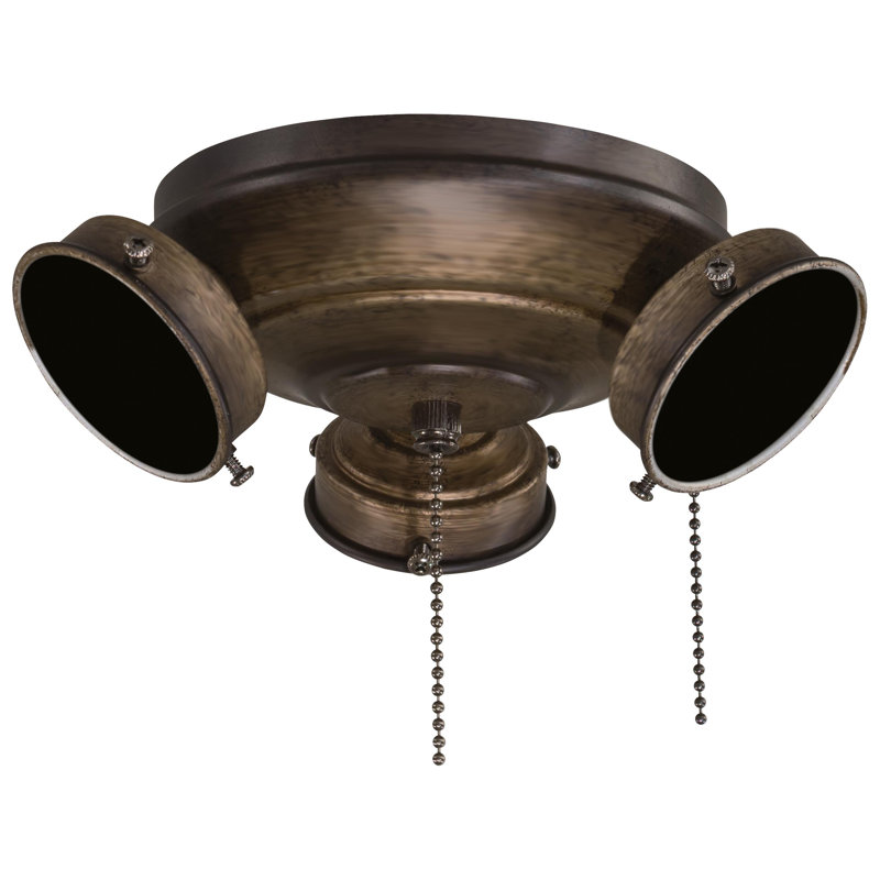 Heirloom Bronze 3-Light Ceiling Fan Light Kit