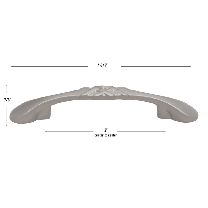 GlideRite Hardware Classic Braided Cabinet Bar Pull, Graphite