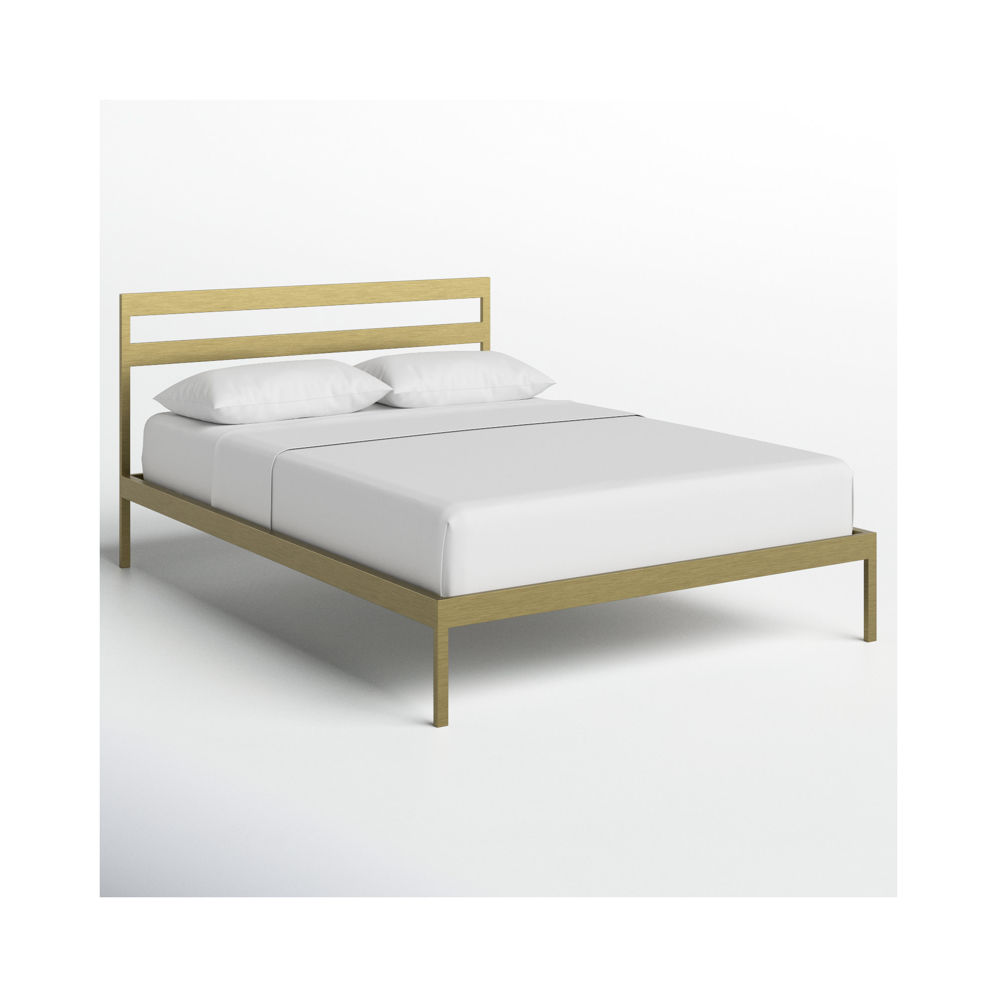 Aston Slat Bed, Gold, King