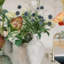 26" Artificial Blue Thistle Stems