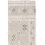 Tapis gris / ivoire en laine / coton touffeté à la main Devlin-336977364